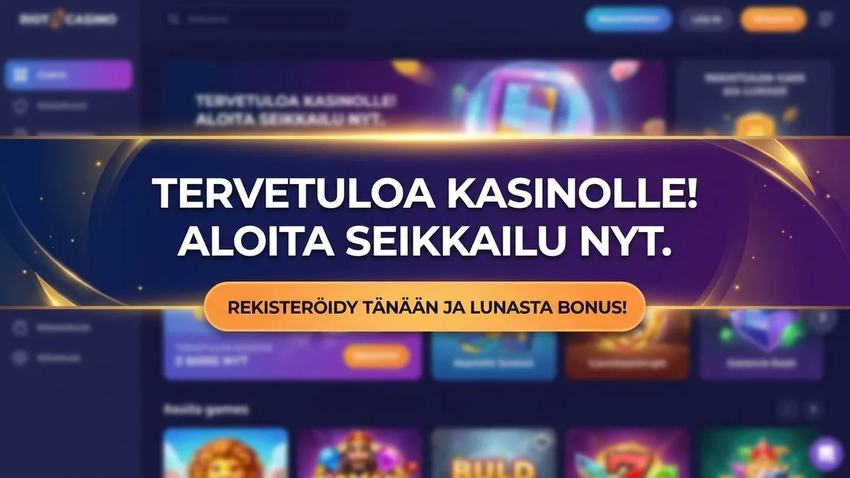 Rekisteröidy bonuksen kanssa